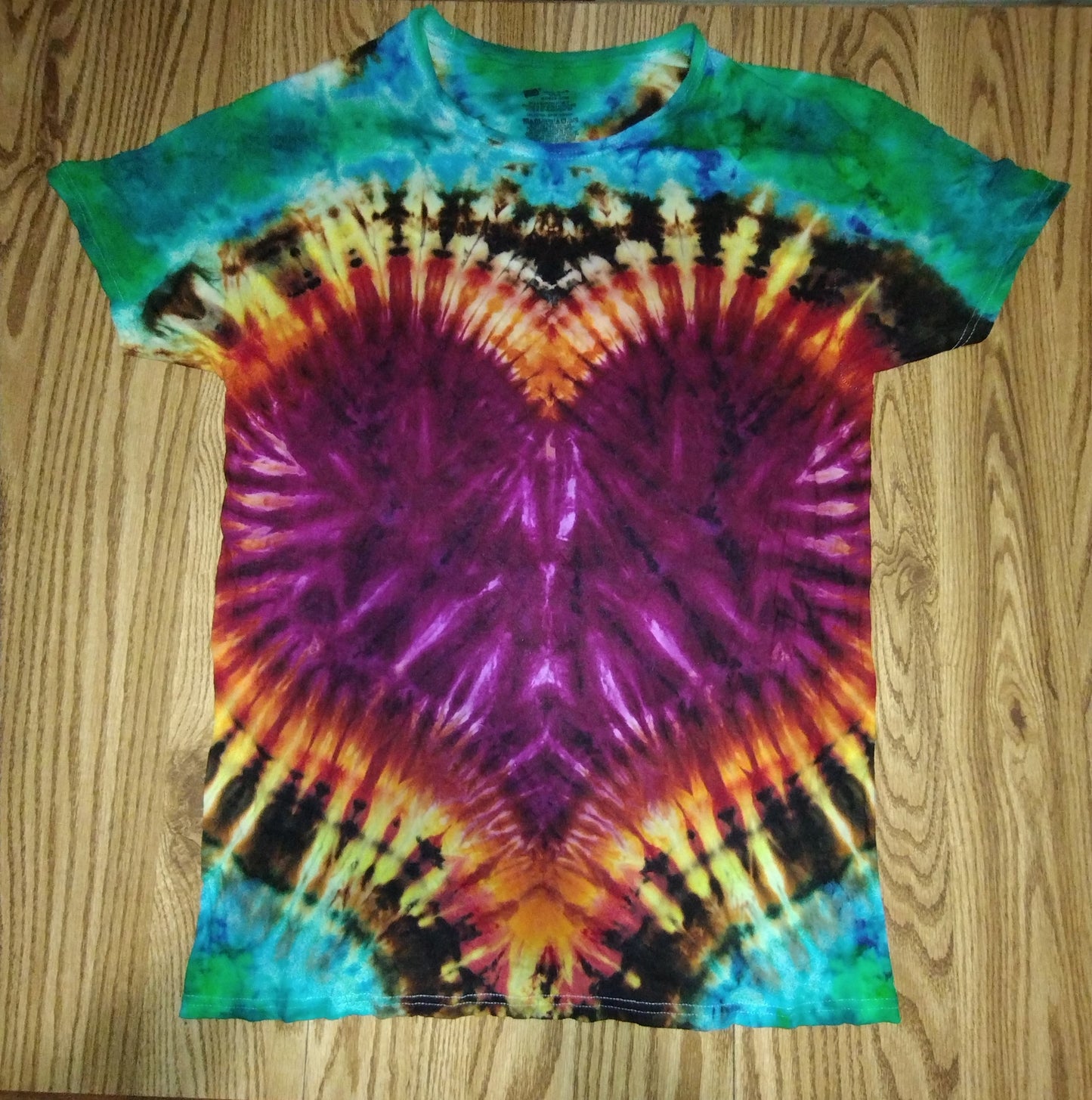 Ice Dye Heart - Large