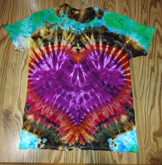 Ice Dye Heart - Large