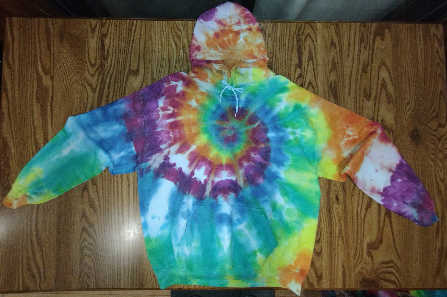 Ice Dye Hoodie - Large