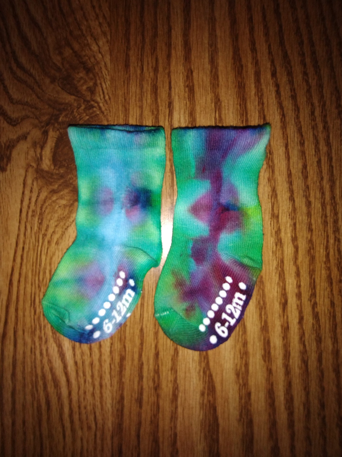 Ice Dye Socks - 6-12month Gerber