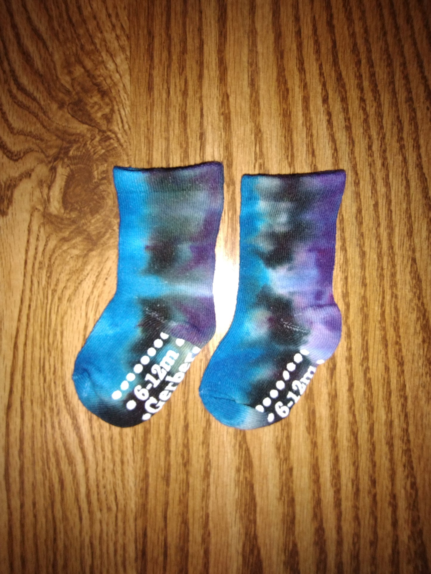 Ice Dye Socks - 6-12month Gerber