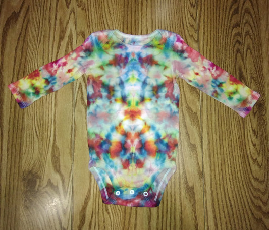 Ice Dye Onesie Long Sleeve - 6-9month