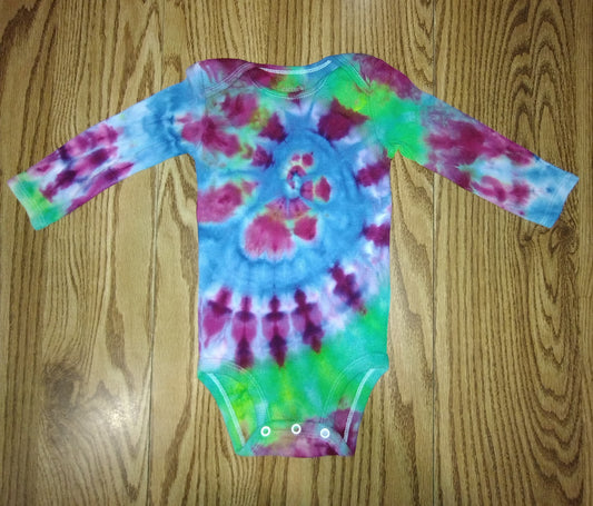 Ice Dye Onesie Long Sleeve - 6-9month