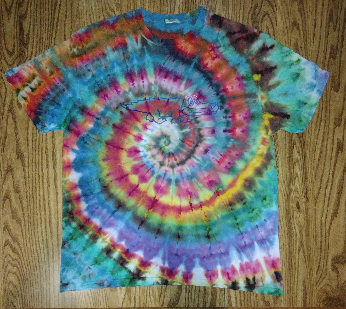 Bootleg Gator Ice Dye - Comfort Colors XL